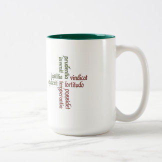 Caneca do tom das virtudes cardinais 2