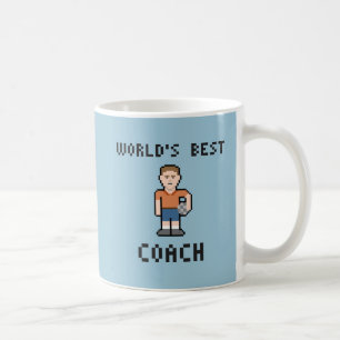 Caneca do treinador do futebol do mundo a melhor