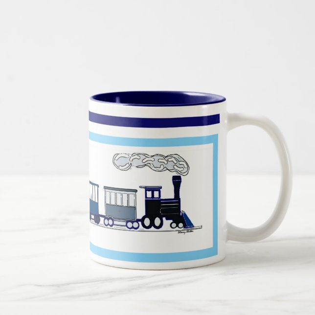 Caneca do trem das crianças (Direita)