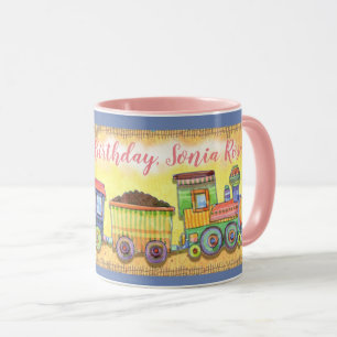 Caneca do trem do Choo-Choo das crianças