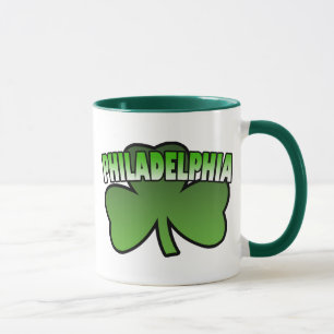 Caneca do trevo de Philadelphfia