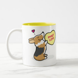 Caneca do Tri Col café do Corgi do 2015-Pembroke