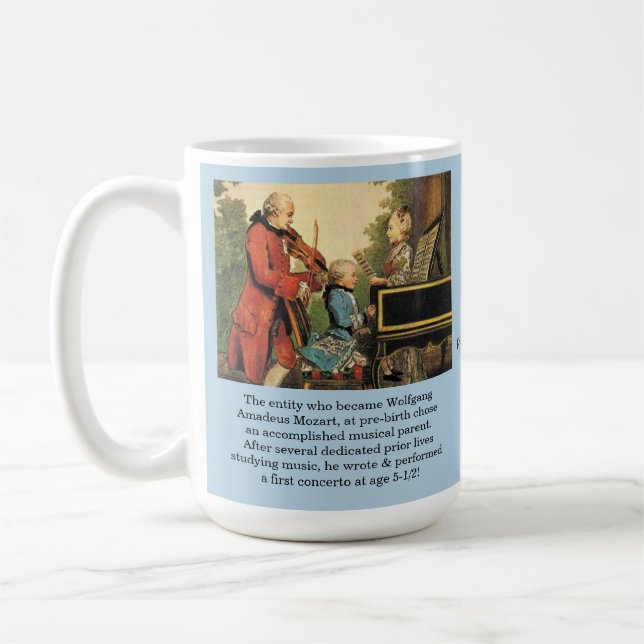 Caneca do tributo: Mozart: Seja o que você quer! (Esquerda)