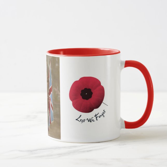 Caneca do tributo WW1. Nós recordá-los-emos (Direita)