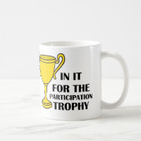 Caneca do troféu da participação