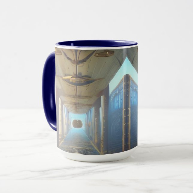 Caneca do Túnel Steampunk (Frente Esquerda)