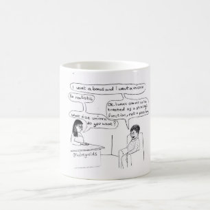 Caneca do unicórnio das comunicações incorporadas