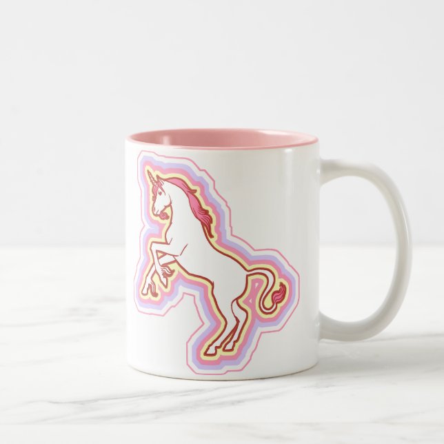 Caneca do unicórnio do arco-íris (Direita)