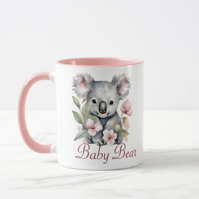 Caneca do Ursinho Bebê Coala Fofo (Esquerda)
