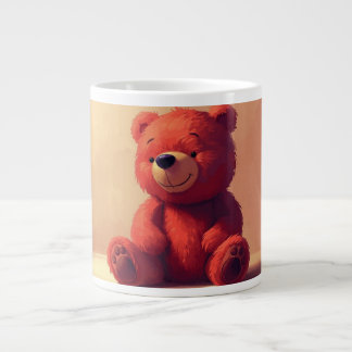 Caneca do Ursinho Teddy Vermelho Fofo – Xícara de