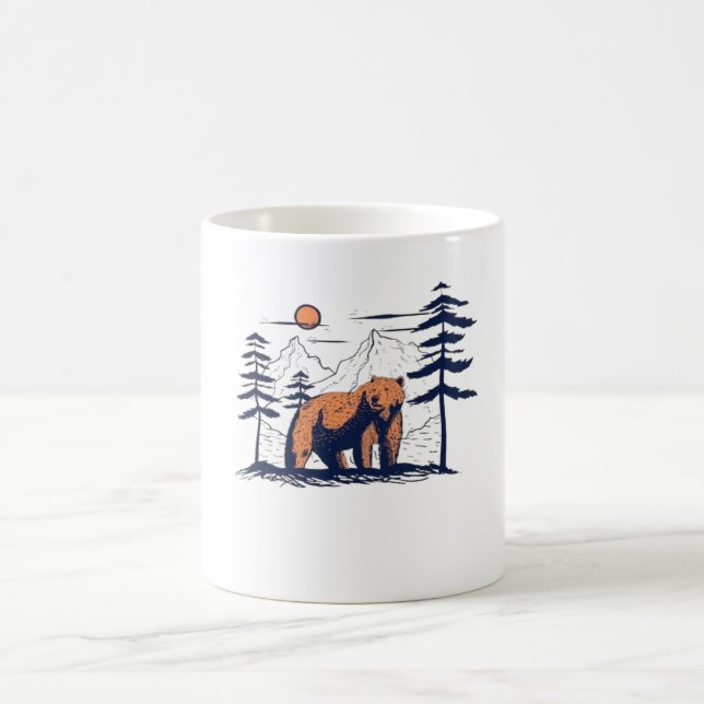Caneca do Urso Grizzly (Centro)