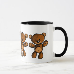 caneca do urso marrom