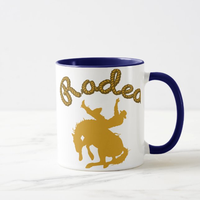 Caneca do vaqueiro do rodeio (Direita)
