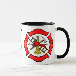 Caneca do vermelho da cruz maltesa