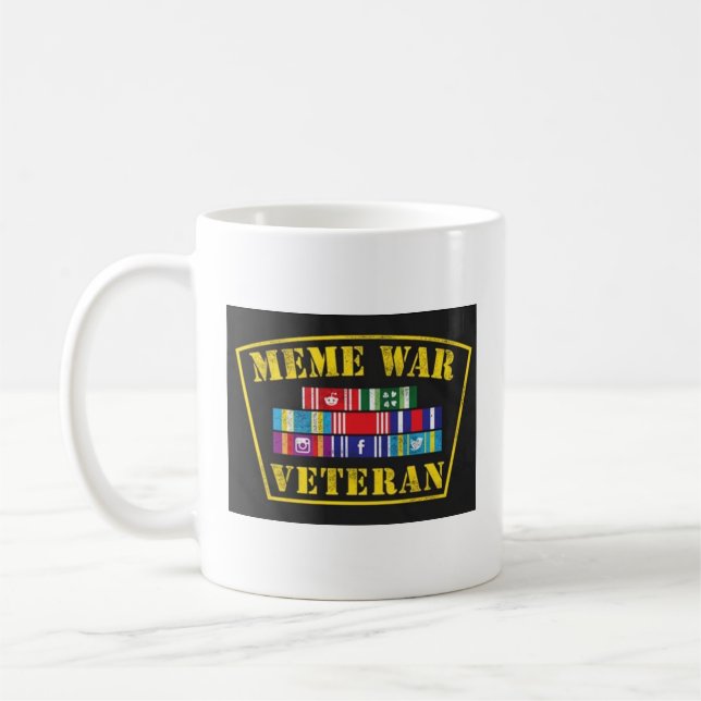Caneca do veterinário da guerra de Meme (Esquerda)