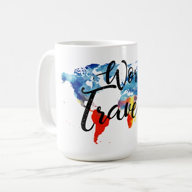 CANECA DO VIAJANTE DE MUNDO (Frente Esquerda)