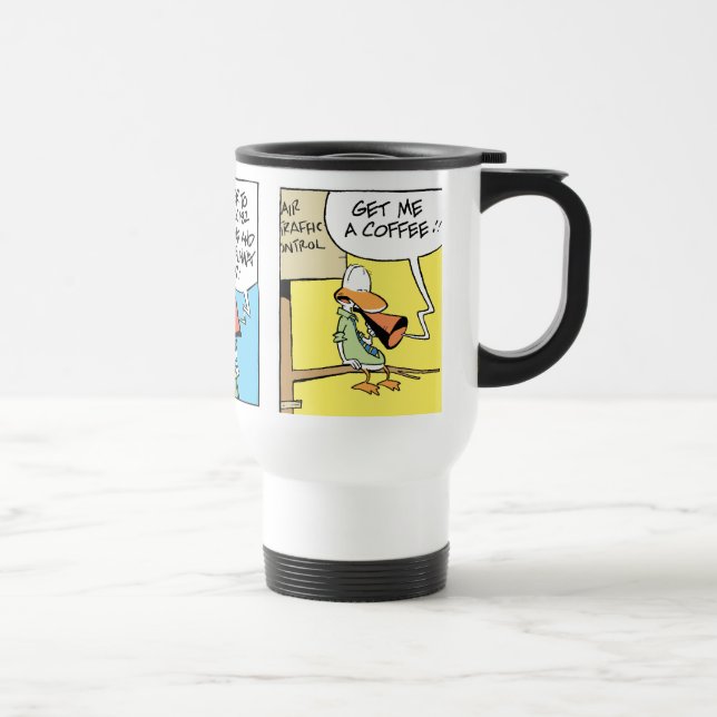 Caneca do viajante do humor de controlador aéreo (Direita)