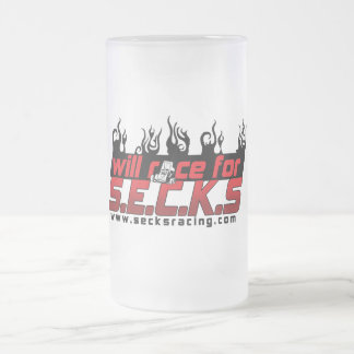 Caneca do vidro de fosco