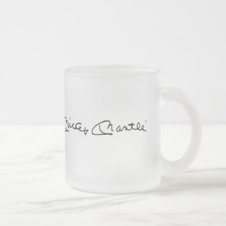 Caneca do vidro de fosco de Mickey Mantle®
