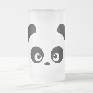 Caneca do vidro de fosco de Panda® do amor