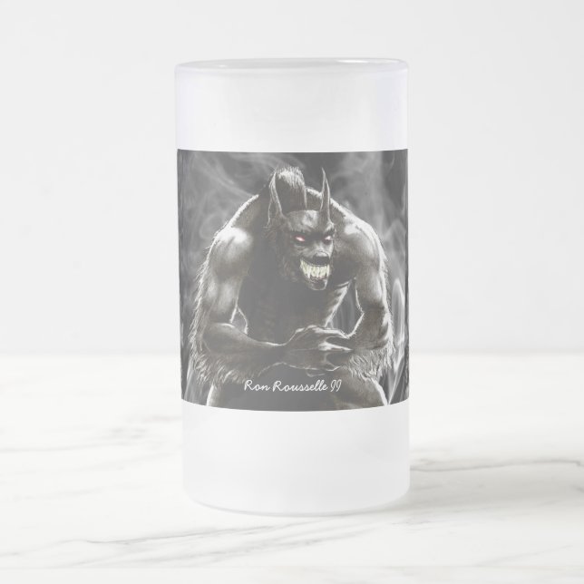 Caneca do vidro do homem-lobo (Centro)