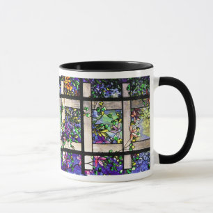 Caneca do vitral de Tiffany do jardim