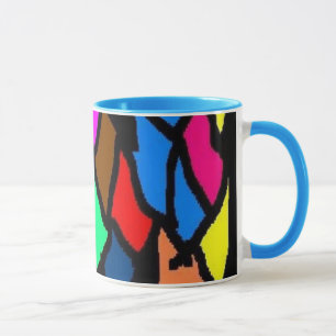 caneca do vitral dos sharis