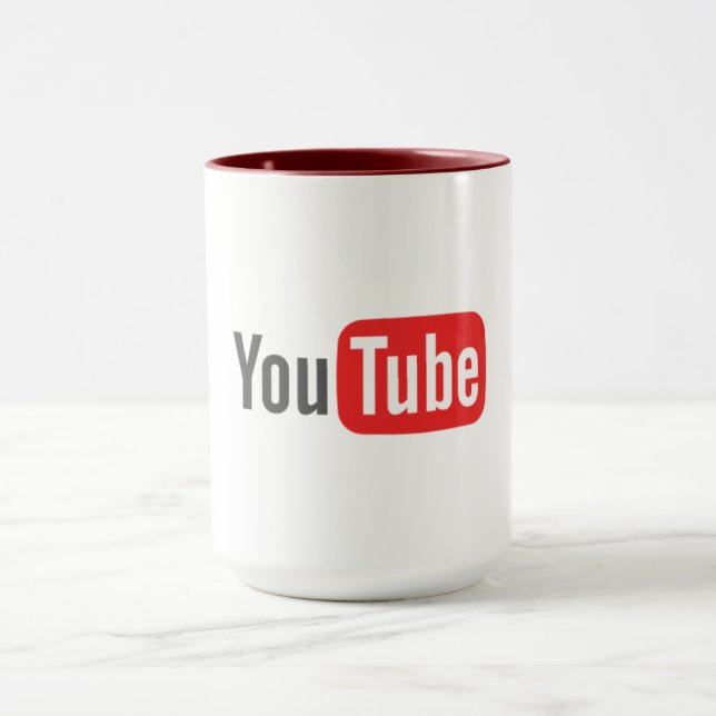 caneca do youtube de alta qualidade (Centro)