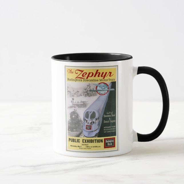 Caneca do Zephyr de Burlington (Direita)
