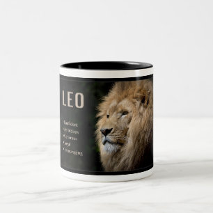 Caneca do zodíaco - LEO o leão