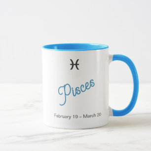 Caneca do Zodíaco Peixes – Xícara de Café de Astro
