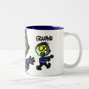 Caneca do zombi do Vegan
