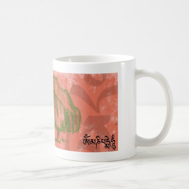 Caneca do zumbido do padme do OM mani (Direita)