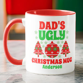 Caneca Doador de Natal Feio Personalizado Do Pai