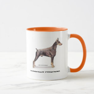 Caneca Doberman Pinscher