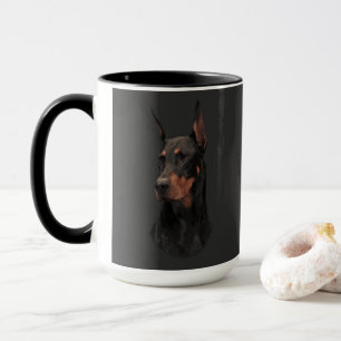 Caneca Doberman Pinscher