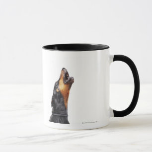 Caneca Doberman que urra