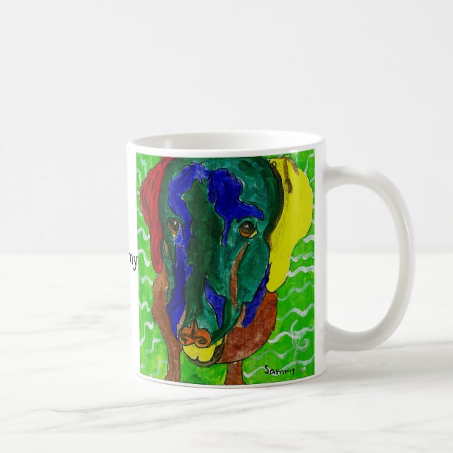 Caneca dobro do Doggy de Sammy (Direita)