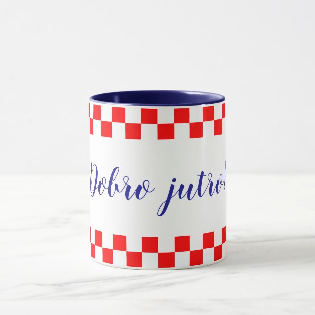 Caneca Dobro jutro - Bom dia croata (Centro)