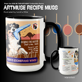 Caneca DOBRO'S BOOMERANG WINGS AUSSIE Art Muse Recipe 