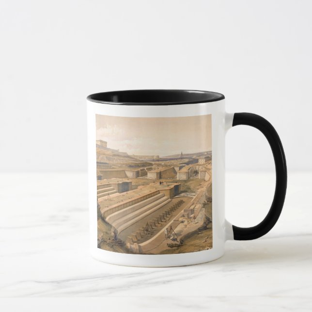 Caneca Docas em Sebastopol, placa 'de Seat da guerra mim (Direita)