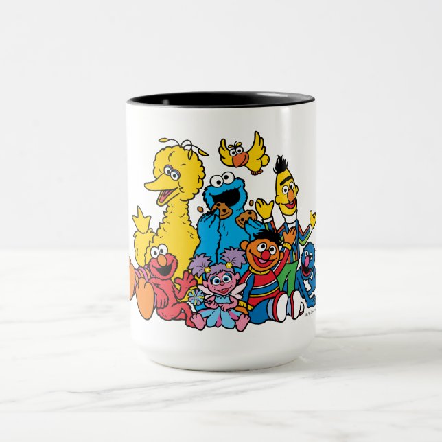 Caneca Doce Amigos da Rua Sésamo (Centro)