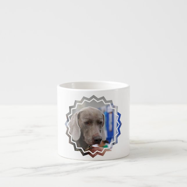 Caneca doce da especialidade do cão de Weimaraner (Frente)