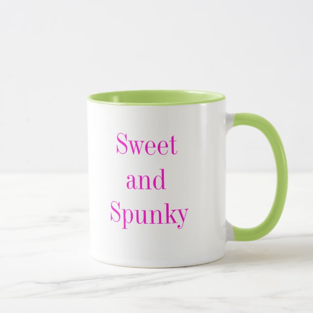 Caneca Doce E Espirituosa Fofa Sassy Divertida e Engraçad (Direita)