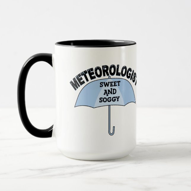 Caneca Doce Meteorologista Mug (Esquerda)