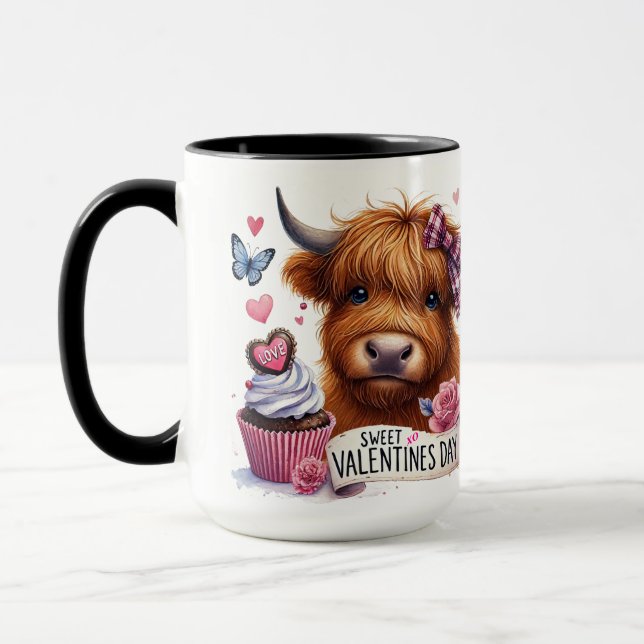 Caneca Doce Vaca das Terras Altas Valentina Desgrenhada (Esquerda)