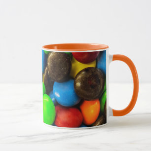 Caneca Doces coloridos e doces