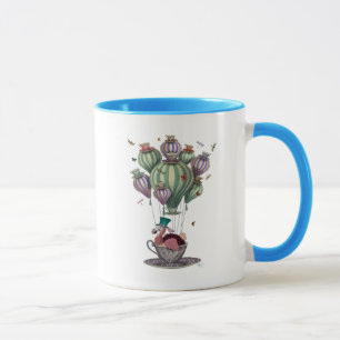 Caneca Dodo em Teacup com Dragonflies