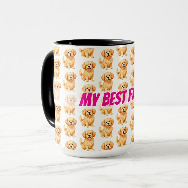 Caneca Dog Grooming Personalized Luxury Modern Collection (Frente Esquerda)