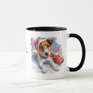 Caneca Dog Lovers Christmas Coffee Mug